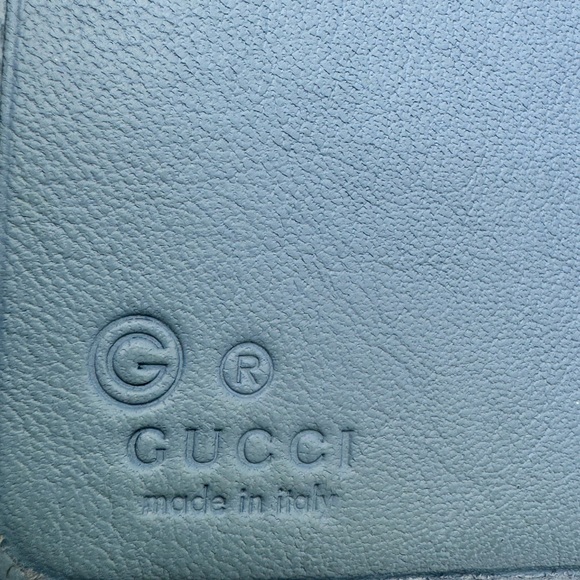 Gucci Micro Guccisima bifold wallet Turqoise! - Picture 16 of 16